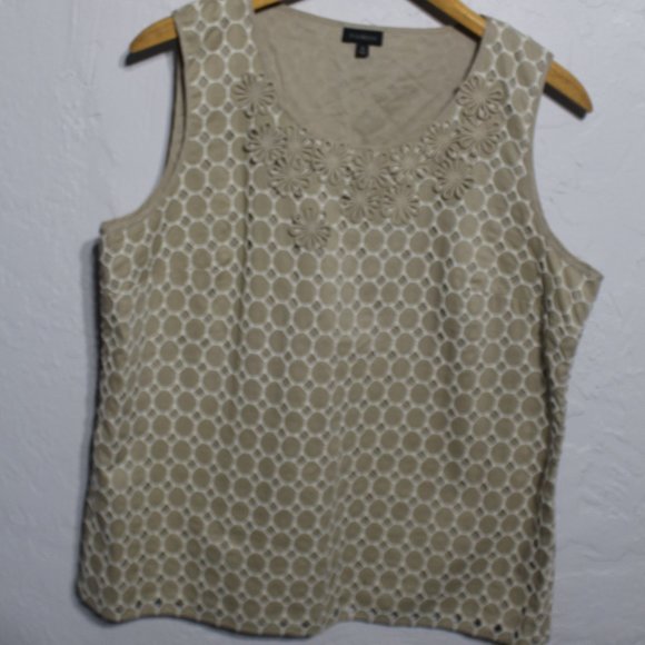 Talbots | Tops | Talbots Dressy Tank Size 6 | Poshmark